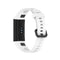 For Huawei Honor Band 5i / Band 4 Metal Buckle Silicone Watch Band, Size: Free Size(White)