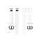 For Huawei Honor Band 5i / Band 4 Metal Buckle Silicone Watch Band, Size: Free Size(White)