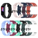 For Huawei Honor Band 5i / Band 4 Metal Buckle Silicone Watch Band, Size: Free Size(Midnight Blue)