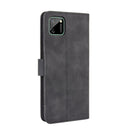 For OPPO Realme C11 Solid Color Skin Feel Magnetic Buckle Horizontal Flip Calf Texture PU Leather Case with Holder & Card Slots & Wallet(Black)