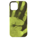 For iPhone 12 / 12 Pro Paste Skin + PC Thermal Sensor Discoloration Protective Back Cover Case(Black Green)