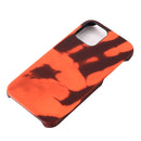 For iPhone 12 / 12 Pro Paste Skin + PC Thermal Sensor Discoloration Protective Back Cover Case(Black Green)