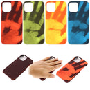 For iPhone 12 / 12 Pro Paste Skin + PC Thermal Sensor Discoloration Protective Back Cover Case(Red Yellow)
