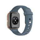 For OPPO Watch 41mm Silicone Watch Band(Rock Cyan)