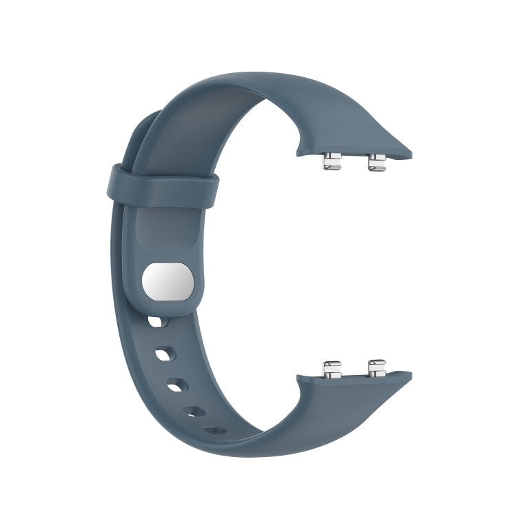 For OPPO Watch 41mm Silicone Watch Band(Rock Cyan)