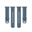 For OPPO Watch 41mm Silicone Watch Band(Rock Cyan)