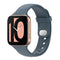 For OPPO Watch 41mm Silicone Watch Band(Rock Cyan)