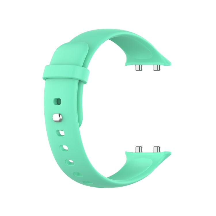 For OPPO Watch 41mm Silicone Watch Band(Stay Blue And Green)