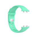 For OPPO Watch 41mm Silicone Watch Band(Stay Blue And Green)