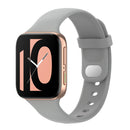 For OPPO Watch 41mm Silicone Watch Band(Gray)