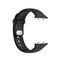 For OPPO Watch 46mm Silicone Watch Band(Black)