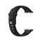 For OPPO Watch 46mm Silicone Watch Band(Black)