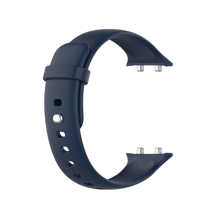 For OPPO Watch 46mm Silicone Watch Band(Midnight Blue)