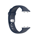 For OPPO Watch 46mm Silicone Watch Band(Midnight Blue)