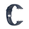For OPPO Watch 46mm Silicone Watch Band(Midnight Blue)