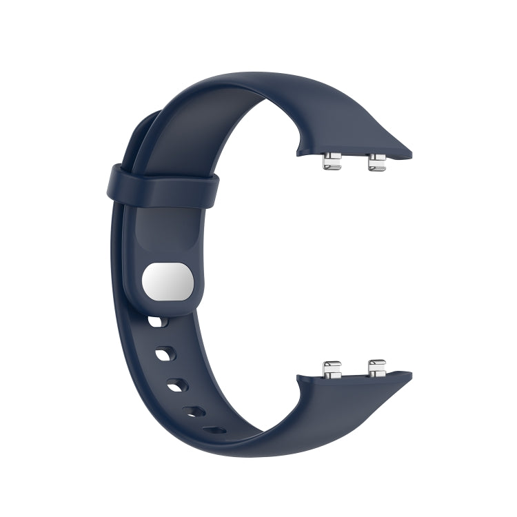 For OPPO Watch 46mm Silicone Watch Band(Midnight Blue)