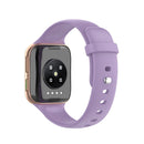 For OPPO Watch 46mm Silicone Watch Band(Light Purple)