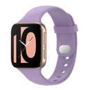 For OPPO Watch 46mm Silicone Watch Band(Light Purple)