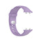 For OPPO Watch 46mm Silicone Watch Band(Light Purple)