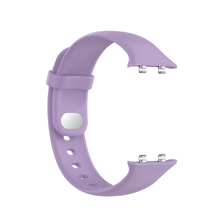 For OPPO Watch 46mm Silicone Watch Band(Light Purple)