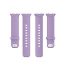 For OPPO Watch 46mm Silicone Watch Band(Light Purple)