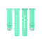 For OPPO Watch 46mm Silicone Watch Band(Stay Blue And Green)