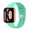 For OPPO Watch 46mm Silicone Watch Band(Stay Blue And Green)