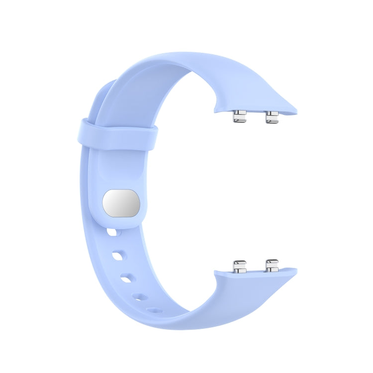 For OPPO Watch 46mm Silicone Watch Band(Chrysanthemum Blue)
