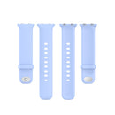 For OPPO Watch 46mm Silicone Watch Band(Chrysanthemum Blue)