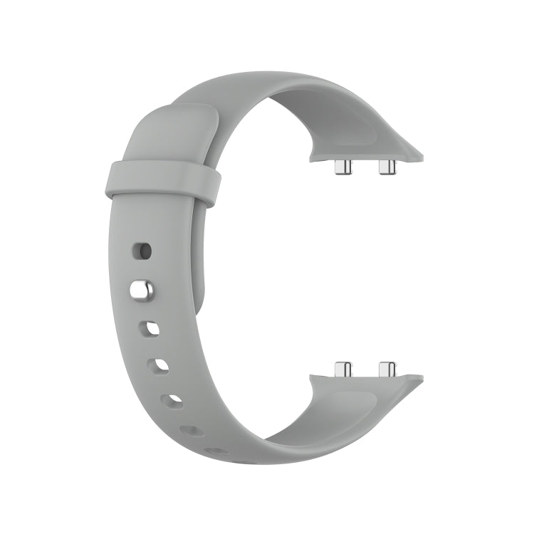 For OPPO Watch 46mm Silicone Watch Band(Gray)
