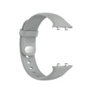 For OPPO Watch 46mm Silicone Watch Band(Gray)