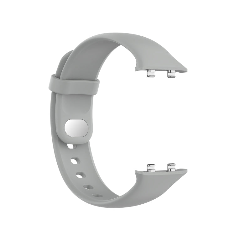 For OPPO Watch 46mm Silicone Watch Band(Gray)