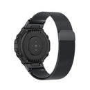 For Huami Amazfit T-Rex A1918 Milan Watch Band with Screwdriver(Dark Gray)