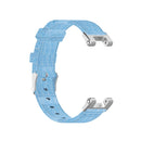 For Huami Amazfit T-Rex A1918 Nylon Canvas Replacement Strap with Screwdriver(Light Blue)