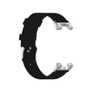 For Huami Amazfit T-Rex A1918 Nylon Canvas Replacement Strap with Screwdriver(Black)
