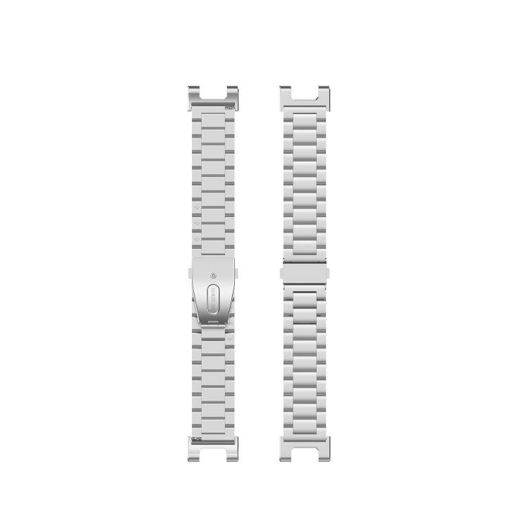 For Huami Amazfit T-Rex A1918 3-Beads Stainless Steel Watch Band with Screwdriver(Silver)