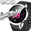 For Huawei Watch GT2 42mm 2 in 1 Tempered Glass Screen Protector + Fully Plating PC Case(Transparent)