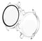 For Huawei Watch GT2 42mm 2 in 1 Tempered Glass Screen Protector + Fully Plating PC Case(Transparent)