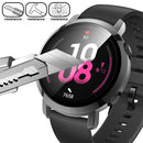 For Huawei Watch GT2 42mm 2 in 1 Tempered Glass Screen Protector + Fully Plating PC Case(Black)