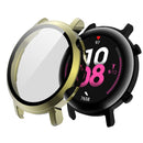 For Huawei Watch GT2 42mm 2 in 1 Tempered Glass Screen Protector + Fully Plating PC Case(Golden)