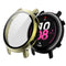 For Huawei Watch GT2 42mm 2 in 1 Tempered Glass Screen Protector + Fully Plating PC Case(Golden)