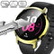 For Huawei Watch GT2 42mm 2 in 1 Tempered Glass Screen Protector + Fully Plating PC Case(Golden)