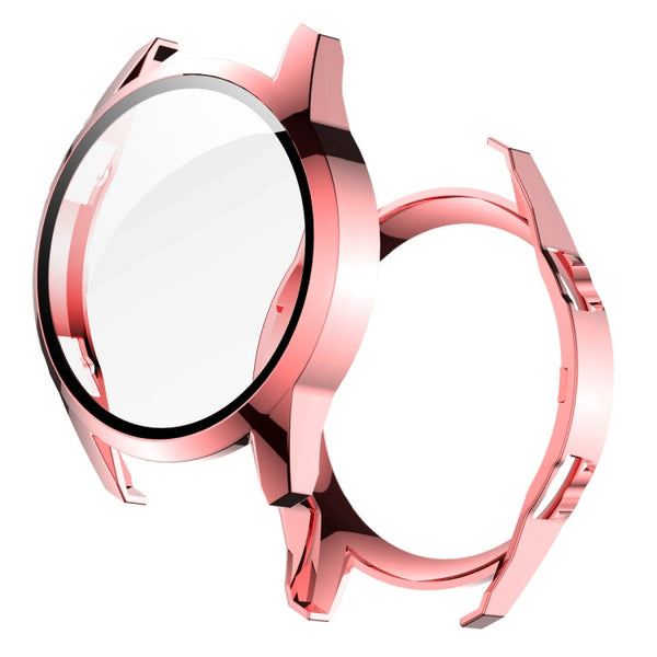 For Huawei Watch GT2 46mm 2 in 1 Tempered Glass Screen Protector + Fully Plating PC Case(Fink)