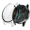 For Huawei Watch GT2 46mm 2 in 1 Tempered Glass Screen Protector + Fully Plating PC Case(Transparent)
