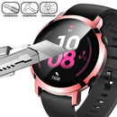 For Huawei Watch GT2 46mm 2 in 1 Tempered Glass Screen Protector + Fully Plating PC Case(Transparent)