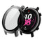For Huawei Watch GT2 46mm 2 in 1 Tempered Glass Screen Protector + Fully Plating PC Case(Black)