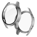 For Huawei Watch GT2 46mm 2 in 1 Tempered Glass Screen Protector + Fully Plating PC Case(Gray)