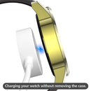 For Huawei Watch GT2 46mm 2 in 1 Tempered Glass Screen Protector + Fully Plating PC Case(Golden)