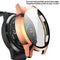 For Huawei Watch GT2 46mm 2 in 1 Tempered Glass Screen Protector + Fully Plating PC Case(Rose Gold)