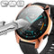 For Huawei Watch GT2 46mm 2 in 1 Tempered Glass Screen Protector + Fully Plating PC Case(Rose Gold)